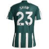 Virallinen pelipaita Manchester United Shaw 23 Vieras 2023-24 Lyhythihainen - Miesten